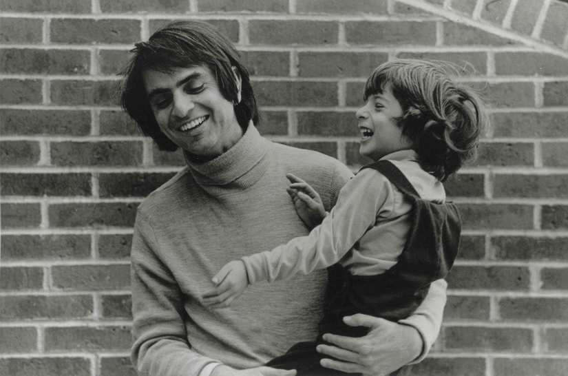 Carl Sagan ve oğlu Nick