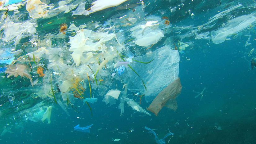 Okyanuslardaki plastik kirliliği 2000 metre derinliğe kadar etkisini gösterebilmektedir.