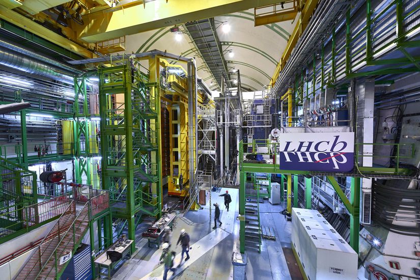 CERN tarafından paylaşılan bu 2018 tarihli fotoğraf, Cenevre dışındaki Avrupa Nükleer Araştırma Merkezi Büyük Hadron Çarpıştırıcısı tesisinde LHCb müon sistemini göstermektedir.