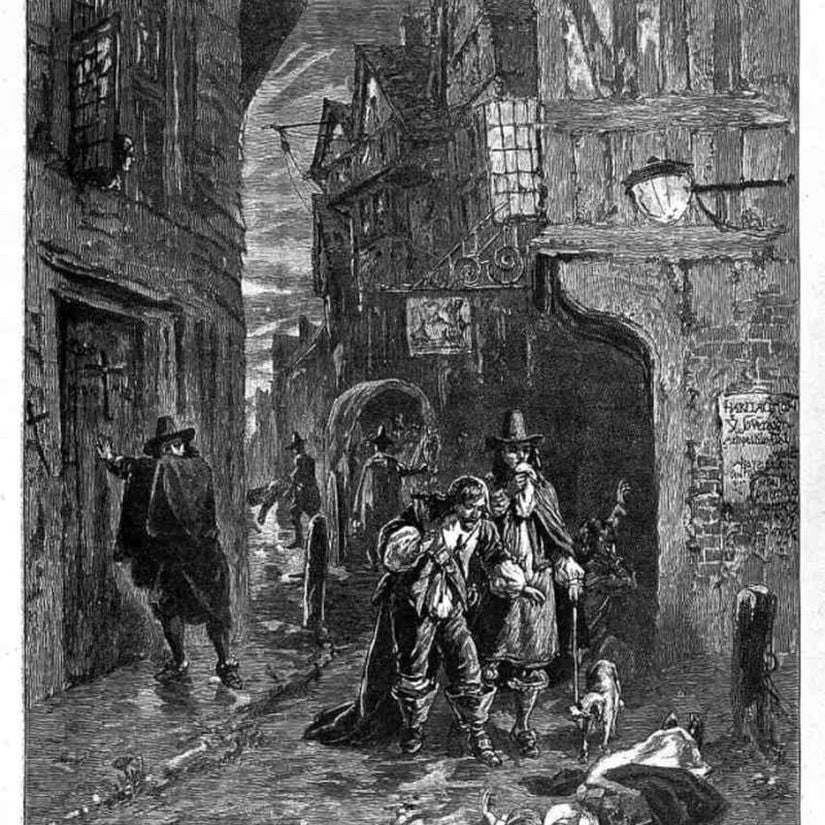 1665-1666 yıllarında meydana gelen veba sonucu Londra nüfusunun dörtte birinin yaşamını yitirdiği düşünülmektedir.