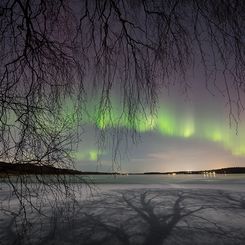  Aurora by Moonlight 