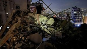 Devastation Strikes Beirut As Israeli Airstrikes Hit Hezbollah Figure