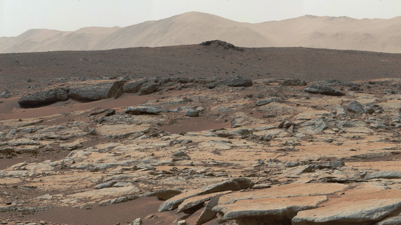 Curiosity tarafından gönderilen bir Mars fotoğrafı