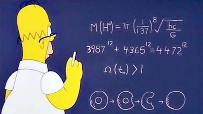 Homer Simpson, Higgs Bozonu'nun Kütlesini 14 Sene Önceden 