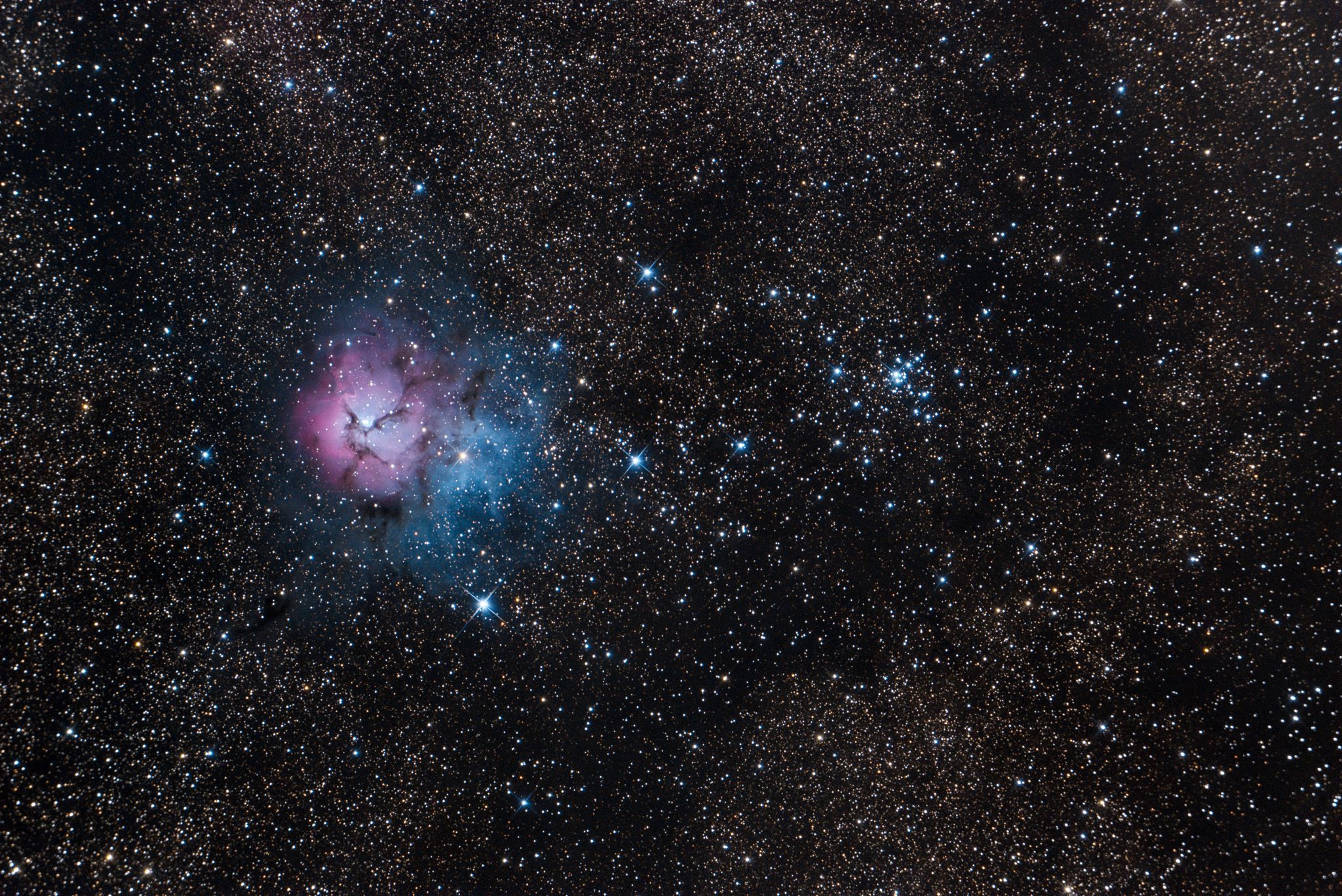 Messier 20 ve Messier 21