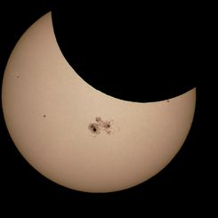  Sunspots and Solar Eclipse 