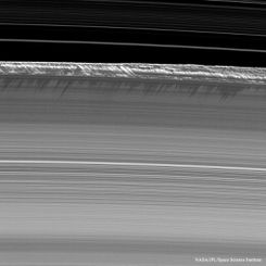  Propeller Shadows on Saturn's Rings 