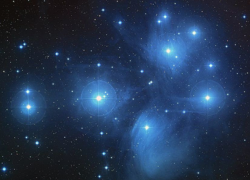 Ülker Takımyıldız'ını oluşturan her bir yıldız Mavi Dev yıldızlara örnek olarak verilebilir.