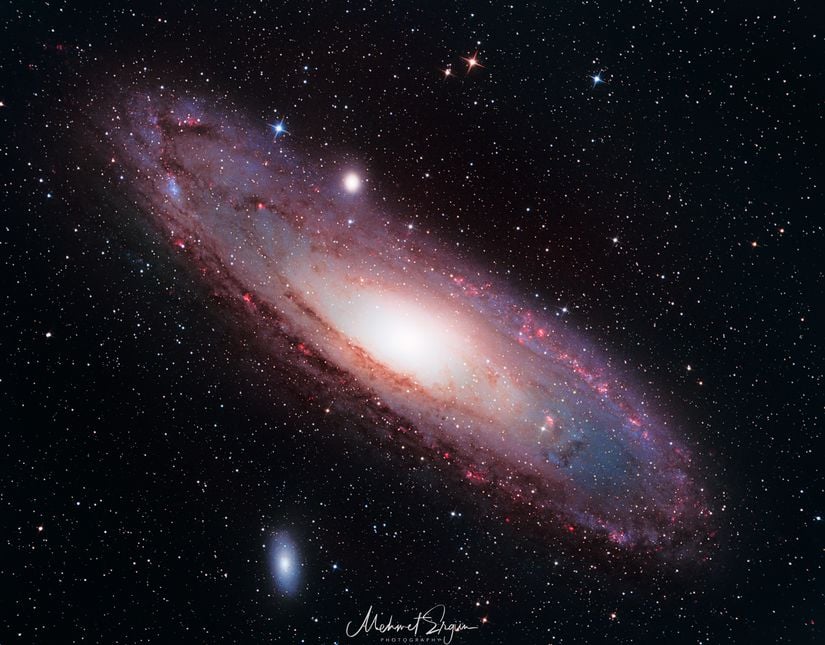 Andromeda Galaksisi. Ekipman: Nikon D850, ASA 12
