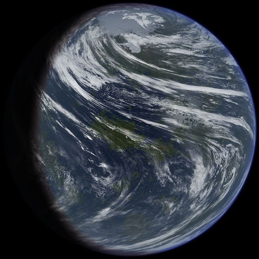 Venüs'ün Dünyalaştırılması sonucu planlanan kavramsal görünümü.