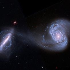  Arp 87: Merging Galaxies from Hubble 