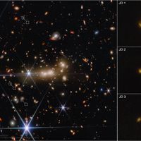  MACS0647: Gravitational Lensing of the Early Universe by Webb 