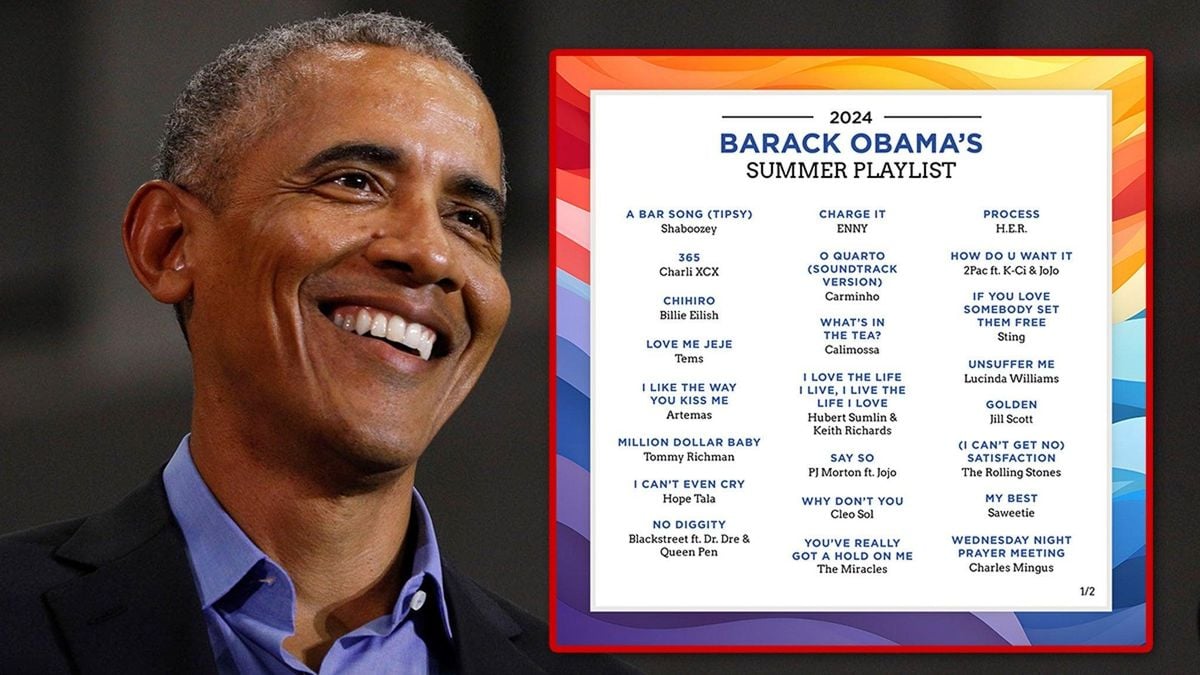 Barack Obama Shares His 2024 Summer Playlist And Reading List The