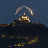  Cathedral, Mountain, Moon 