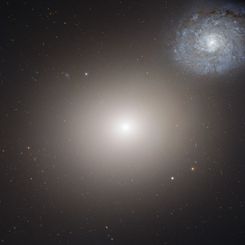  Elliptical M60, Spiral NGC 4647 