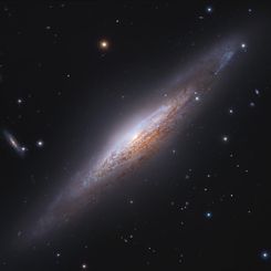  NGC 2683: Edge-On Spiral Galaxy 