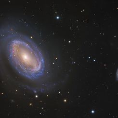  One-Armed Spiral Galaxy NGC 4725 