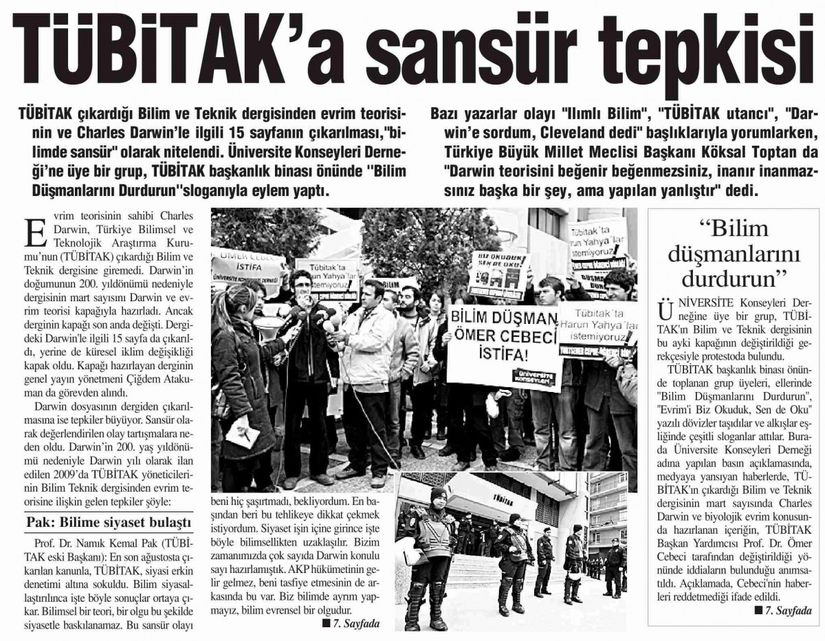 12 Mart 2009 tarihli Bizim Gazete. (Kaynak: EMO)