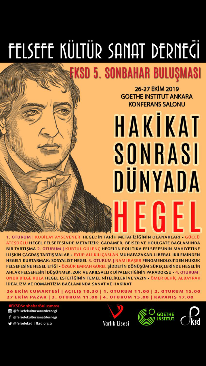 FKSD 5. Sonbahar Buluşması: Hakikat Sonrası Dünyada Hegel