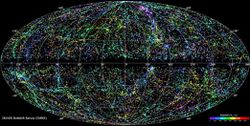 Evrenin bilinen noktaları fotoğrafının ortasındaki çizgi nedir, neden boştur?