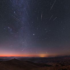  Geminid Meteors over Chile 