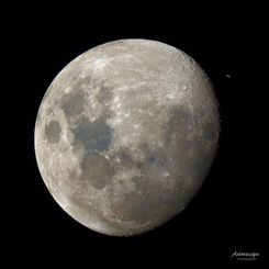  Saturn Behind the Moon 