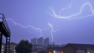 Thunderstorms And Heavy Rain Disrupt UK As Autumn Arrives