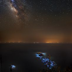  Blue Tears and the Milky Way 