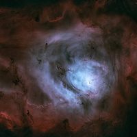  The Lagoon Nebula without Stars 