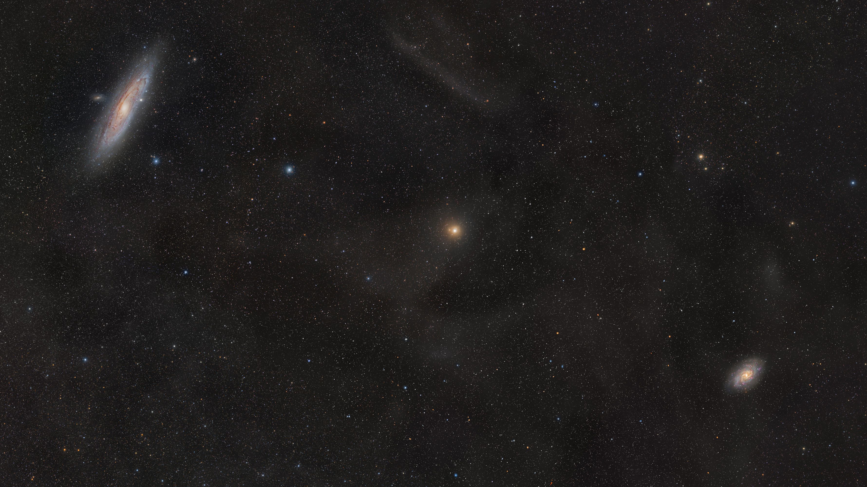  M31 versus M33 