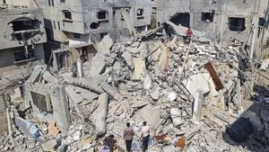 Israeli Airstrikes On Gaza Mosque And School Kill 26