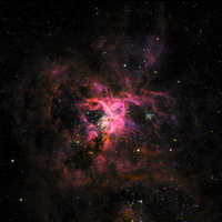  The Tarantula Nebula from SuperBIT 