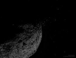 Asteroit Bennu’dan Saçılan Çakıllar