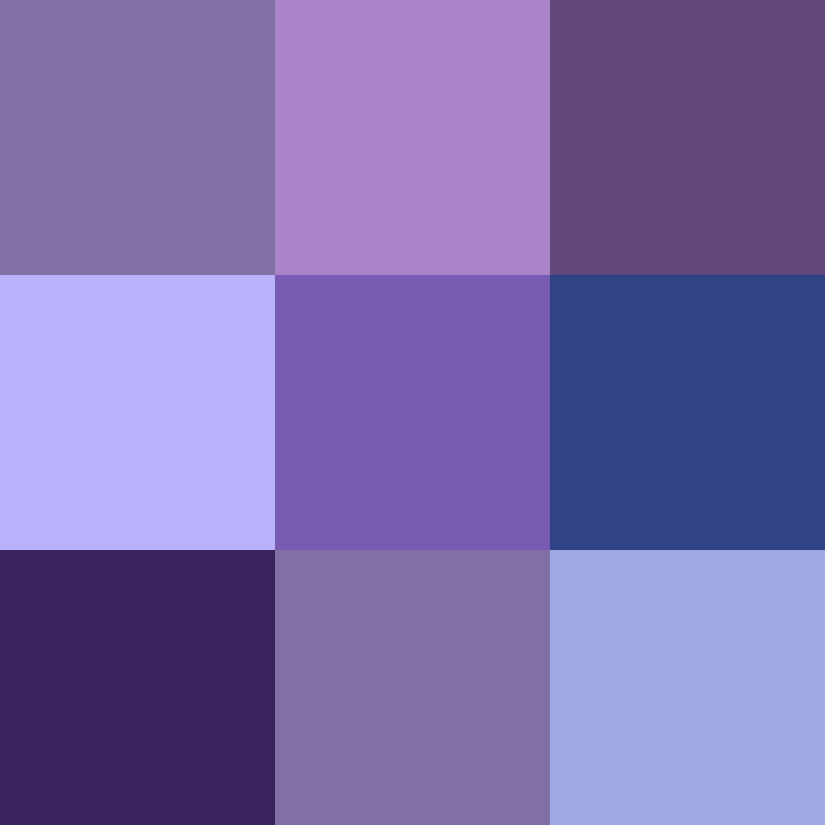 Eflatunun (violet) parlaklığı arttıkça daha çok mavi renge kaymaktadır.