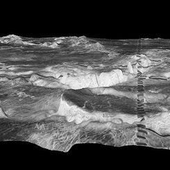  Cylindrical Mountains on Venus 