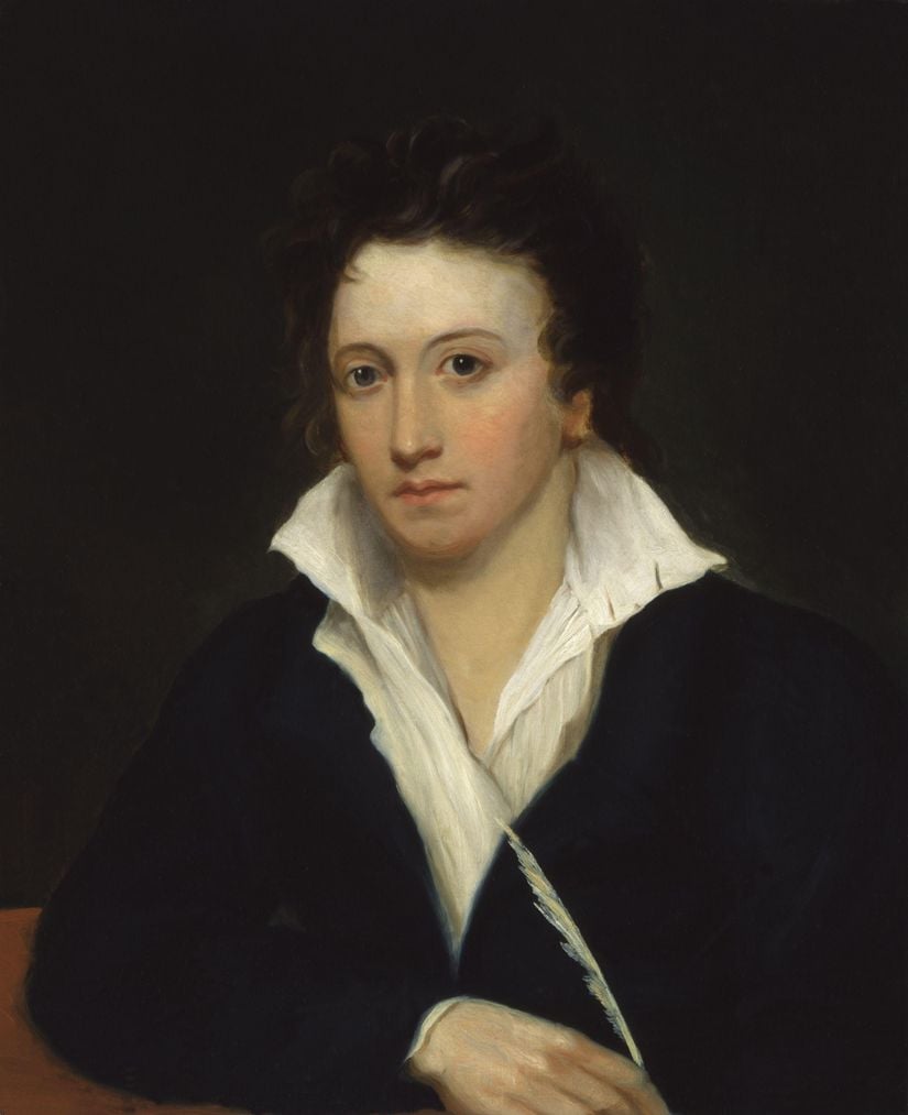 Önemli İngiliz Romantik Şairlerinden ve Mary Shelley'nin Eşi Percy Bysshe Shelley
