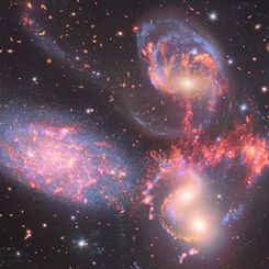  Stephan's Quintet from Webb, Hubble, and Subaru 