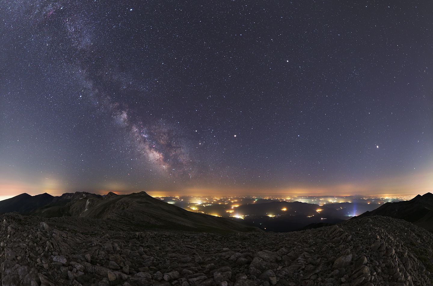  Summer Planets and Milky Way 