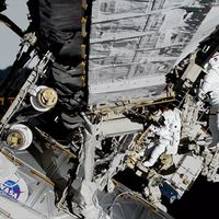  All Female Spacewalk Repairs Space Station 