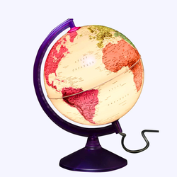Globe Dünya Küresi: 7 Renk, 26 cm, Işıklı
