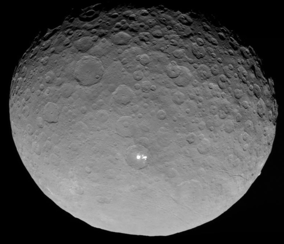  Dwarf Planet, Bright Spot 