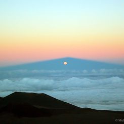  Moonrise Through Mauna Kea's Shadow 