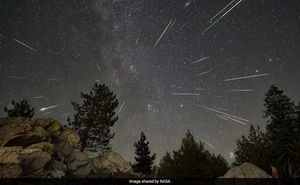 Perseid Meteor Shower And Northern Lights Light Up The Sky