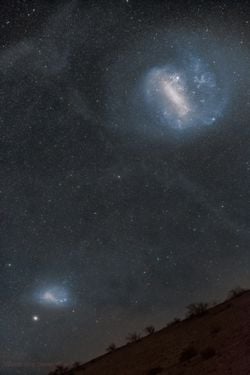 Şili Üzerindeki Macellan Bulutları