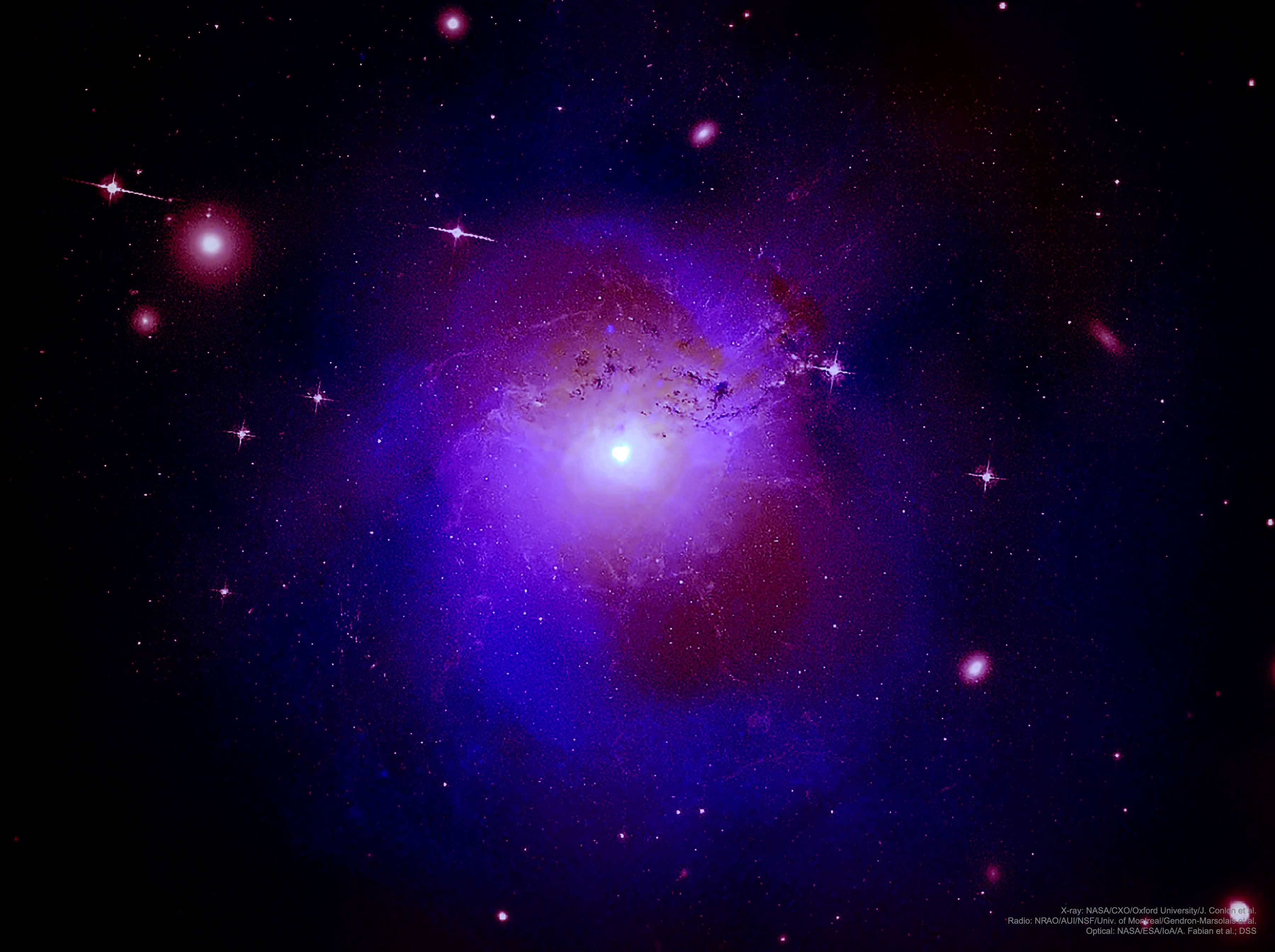  Unexpected X-Rays from Perseus Galaxy Cluster 