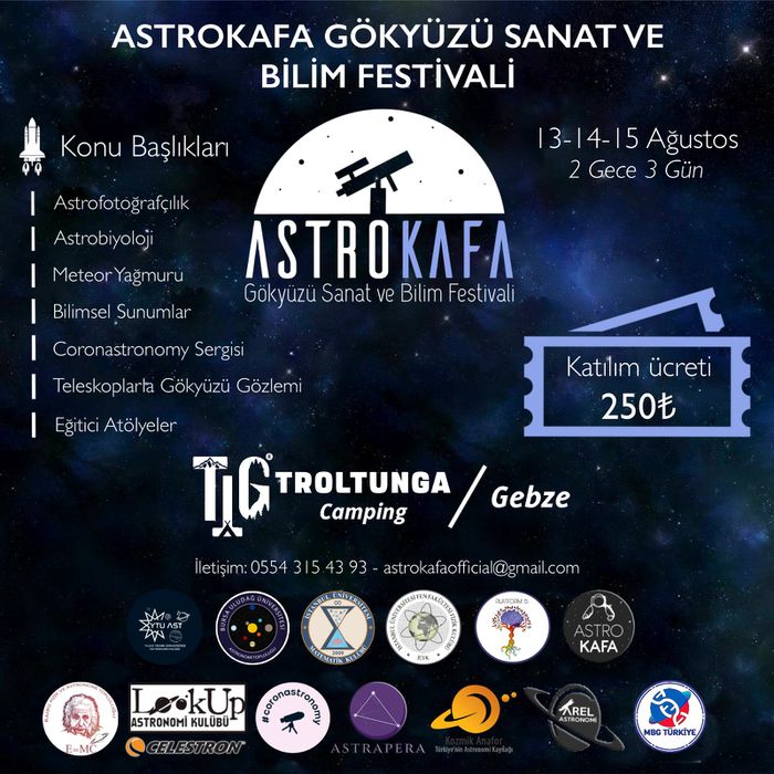 AstroKafa Gökyüzü Sanat ve Bilim Festivali