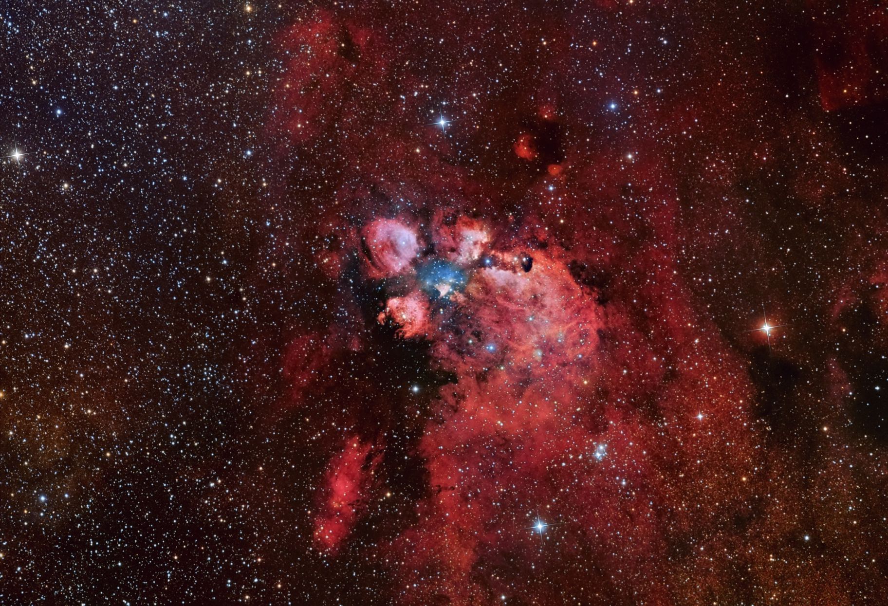  NGC 6334: The Cat's Paw Nebula 