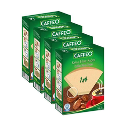 Caffeo 1x4 Filtre Kahve Kağıdı 80 Adet x 4 Kutu (320 Adet)