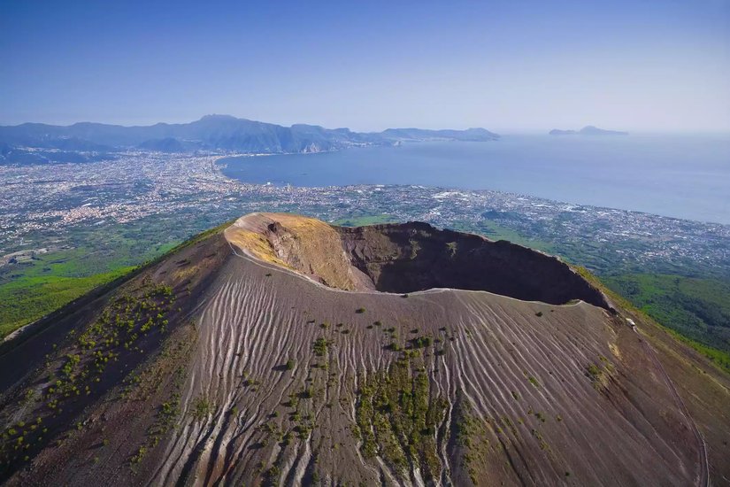Alberto Incrocci'nin perspektifinden Etna Yanardağı.