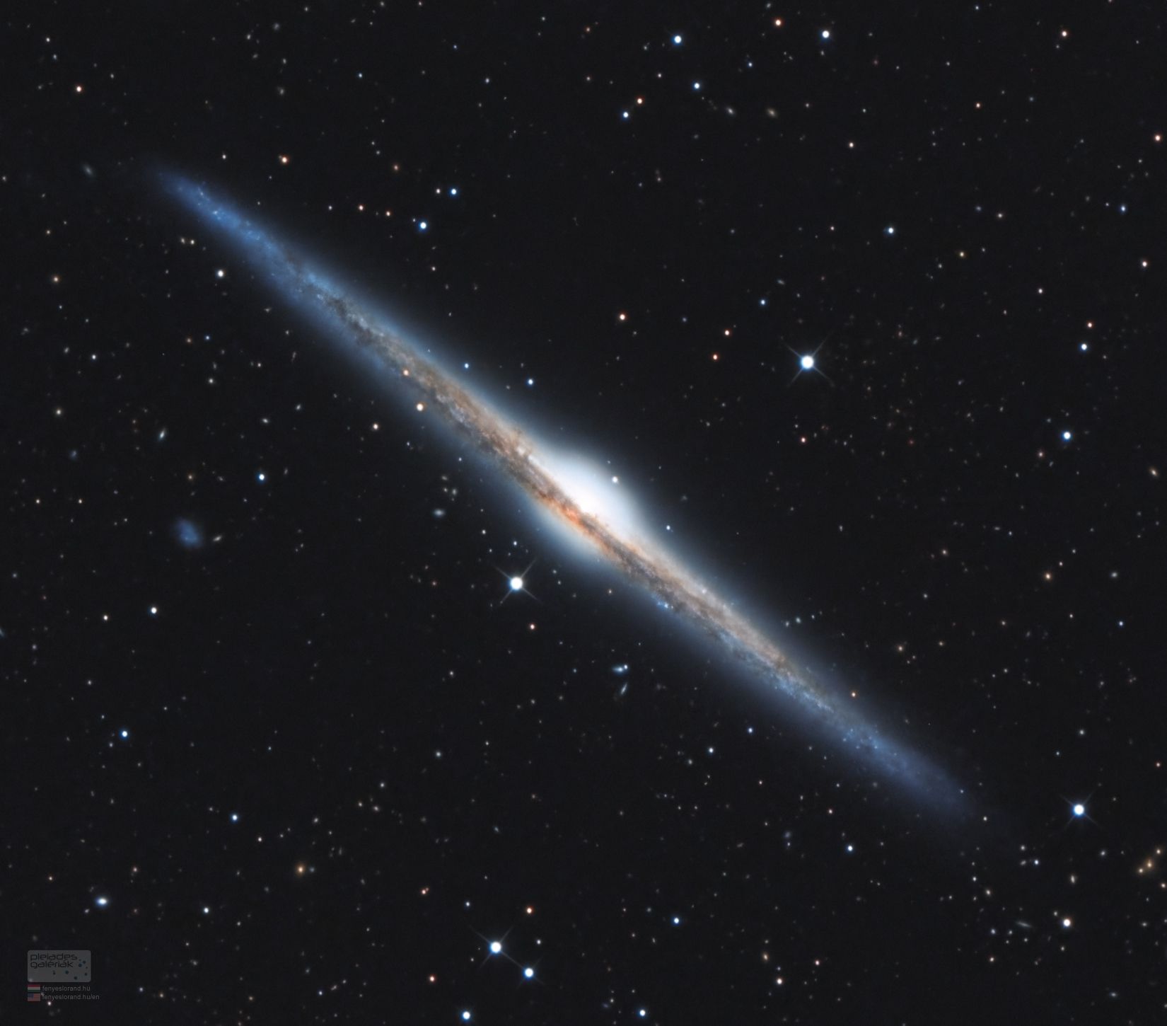 NGC 4565: Kenardan Görülen Galaksi